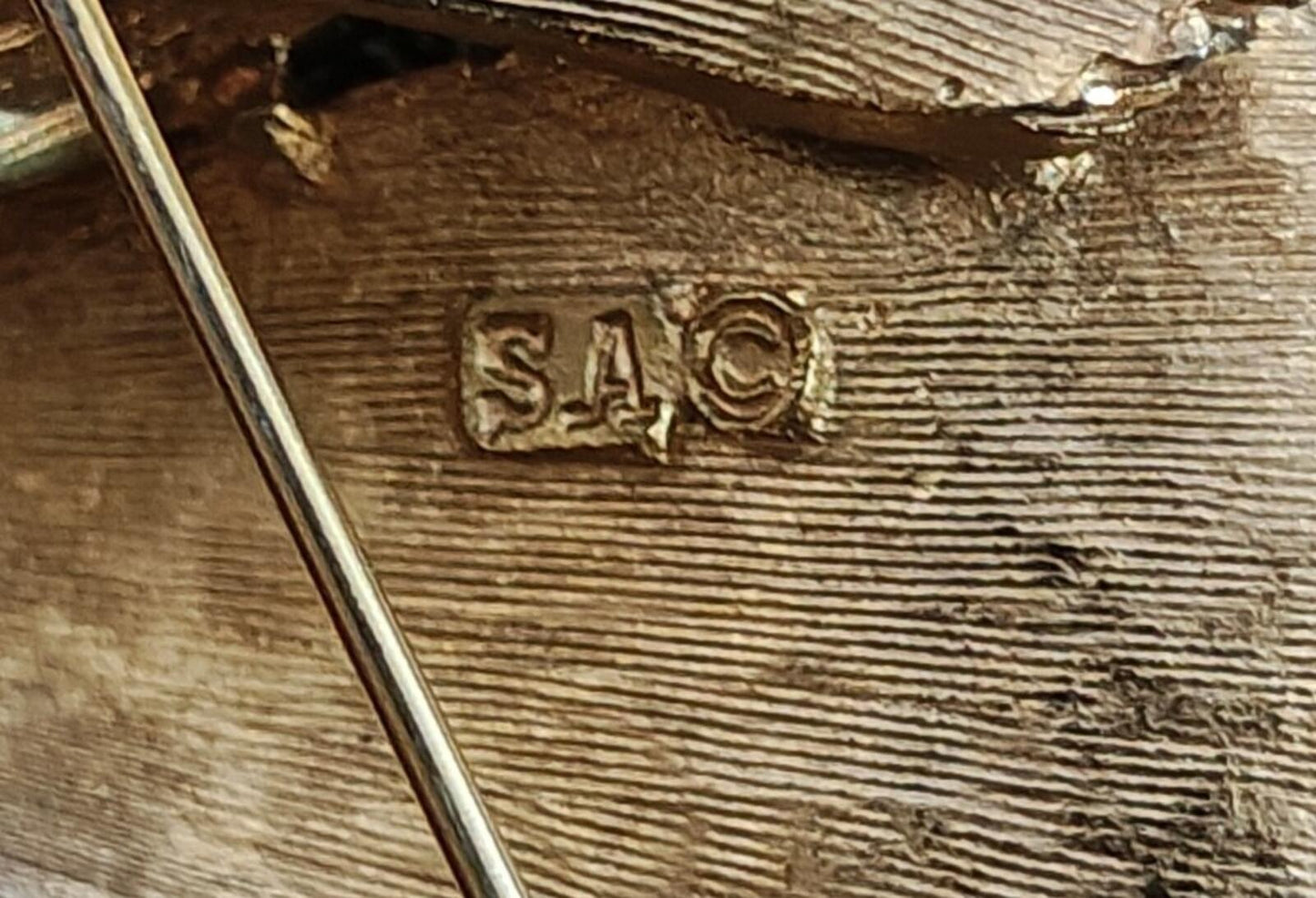 1950s/60s Samsan Plant Leaf Brooch