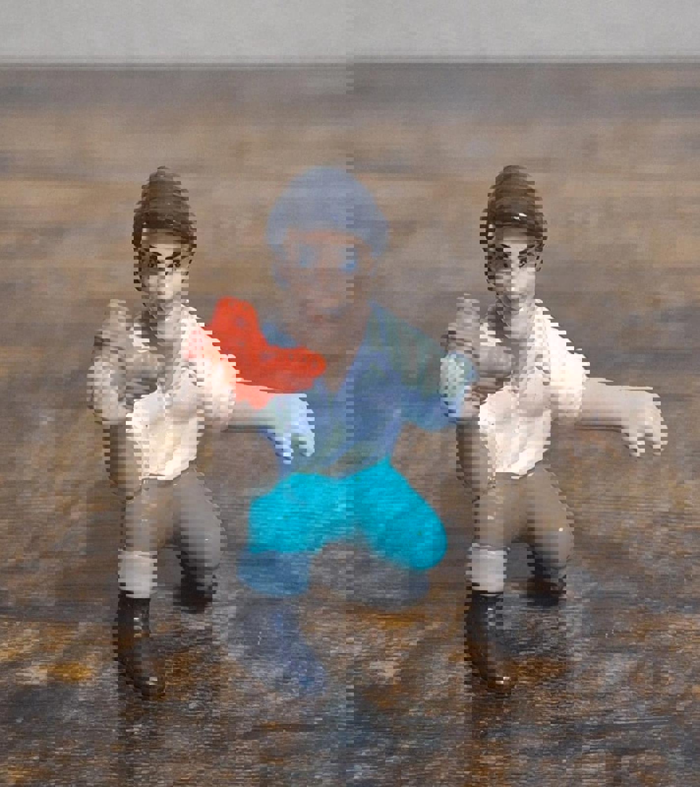 1989 Disney The Little Mermaid Prince Eric Holding Sebastian PVC