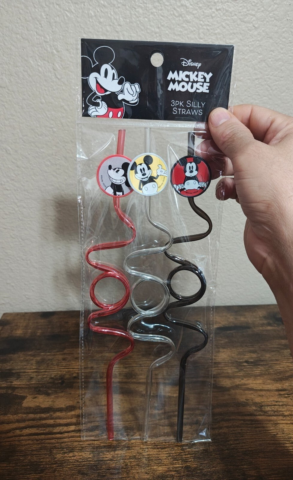 9 Straws Minnie, Mickey & Winnie Silly Straws