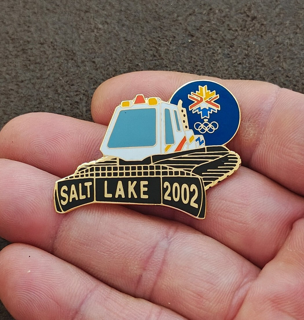 Salt Lake 2002 Winter Olympic Games Trail Groomer Pin