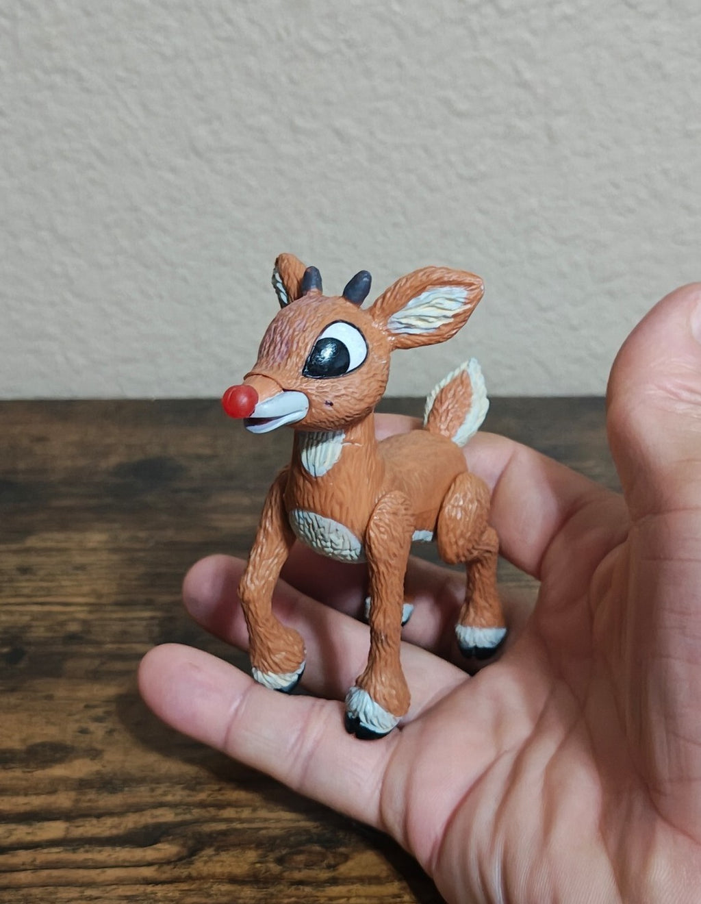 2000 Playing Mantis Rudolph The Red Nosed Reindeer Action Figure LIGHTS UP Works