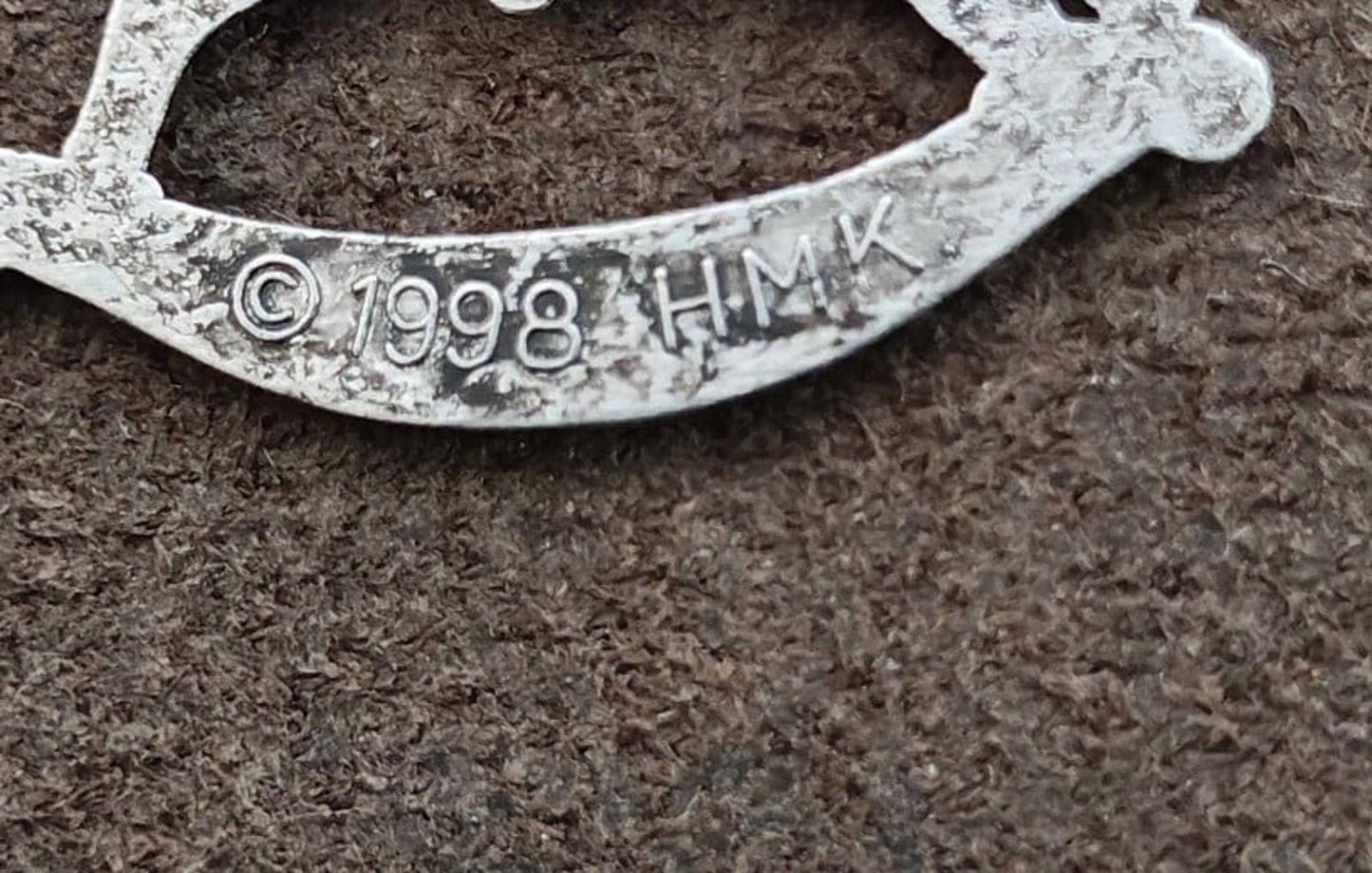 1998  Hallmark Pewter Rocking Horse Pin