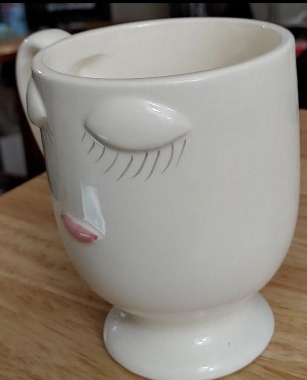 Celfie Footed Pedestal Coffee Tea Mug