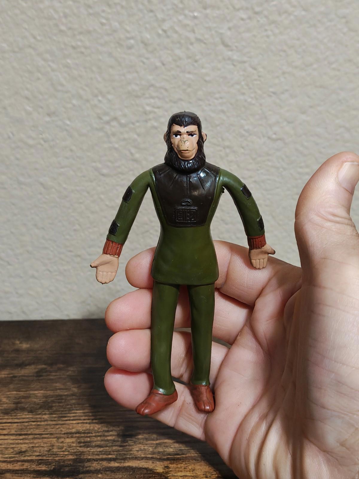1967 Collectible Mego Planet of the Apes Bend N Flex Cornelius 5" Rubber Figure