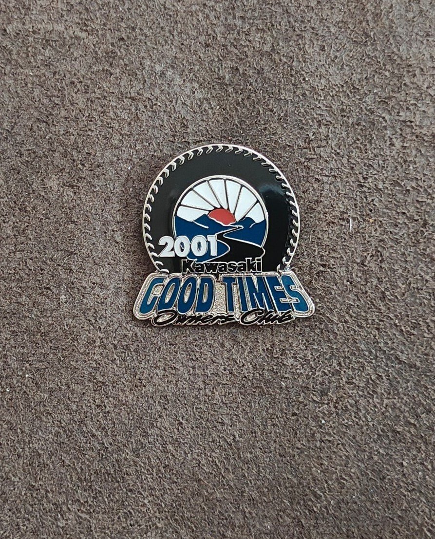 2001 Kawasaki Good Times Owners Club Pin - Trinketmania-LV