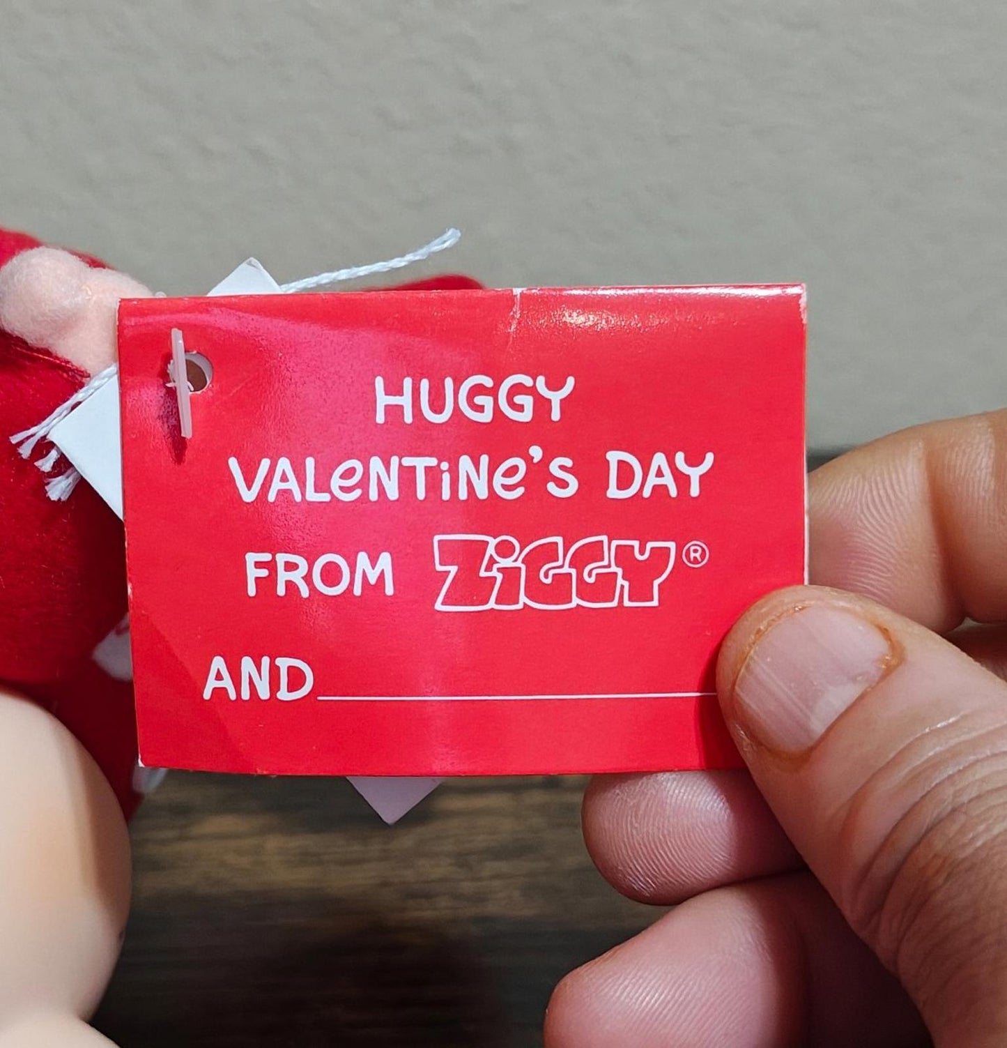 1990 Vintage " My Heart Is Yours" 7" Valentine's Day Ziggy Plush