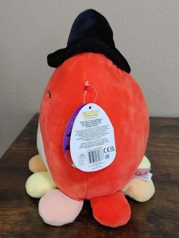 2021 Squishmallow Detra the Witch Octopus Halloween Squad - Trinketmania