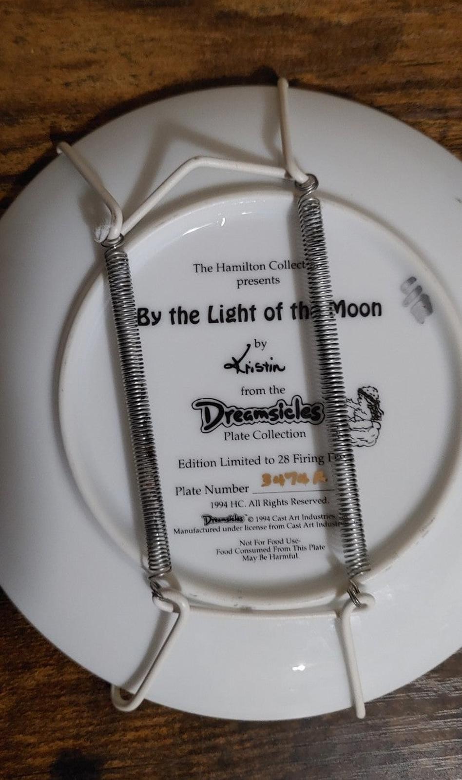 Set Of 3- 1990's Hamilton Dreamsicles Plates