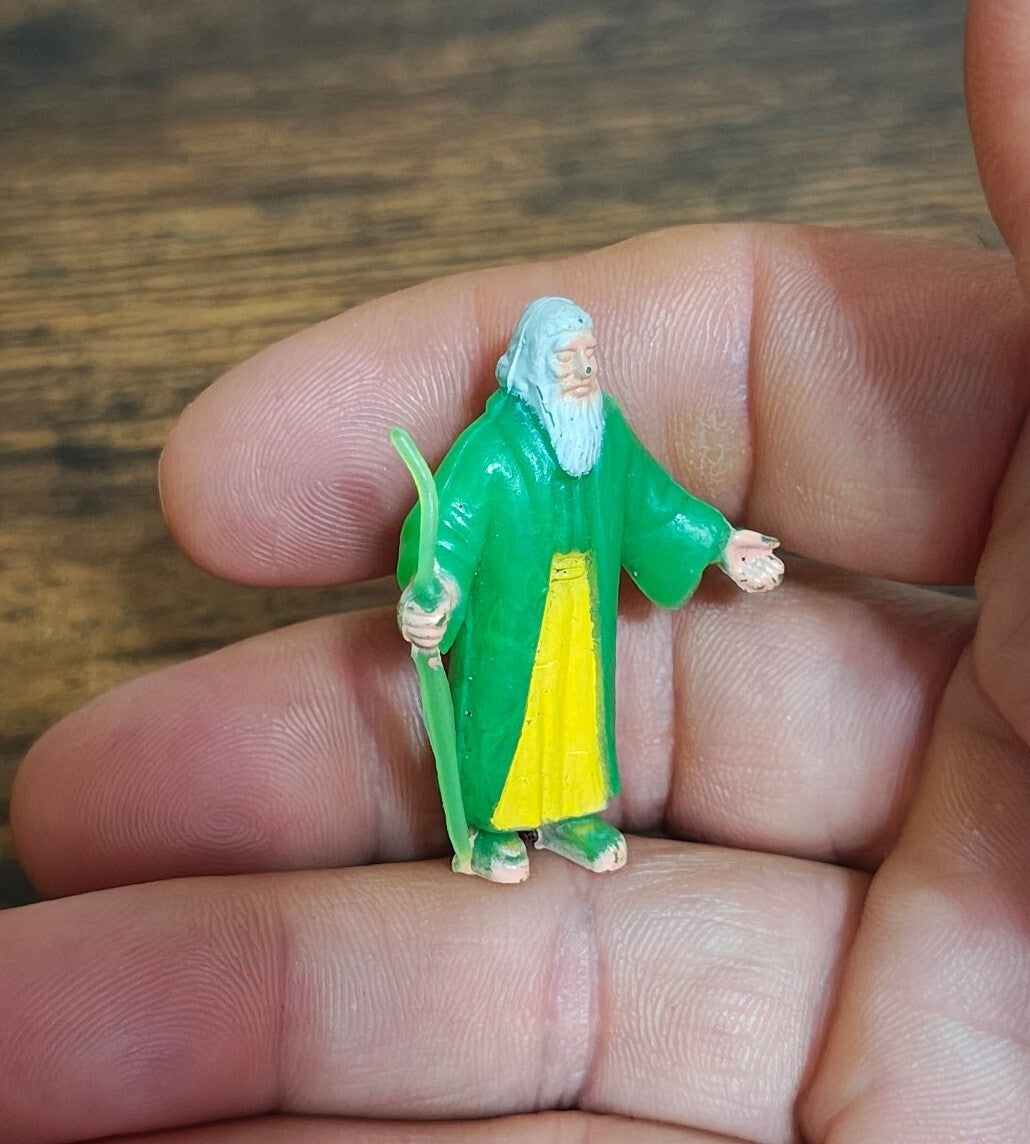 1950s Rare Moses Holding a Staff Plastic Figure/Figurine