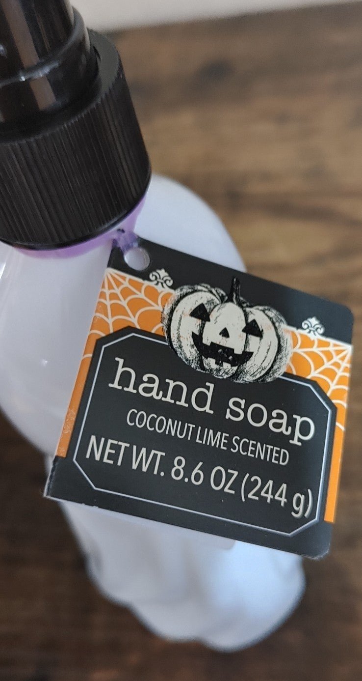 Spooky 2pc-Set Halloween Ghost & Skull Refillable Dispenser