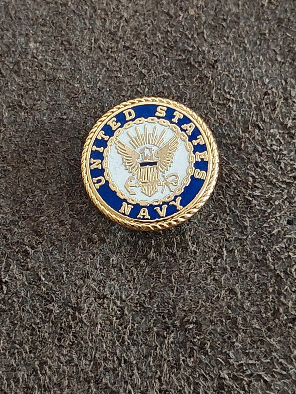 1980s Gold Tone United States Navy Seal Pin