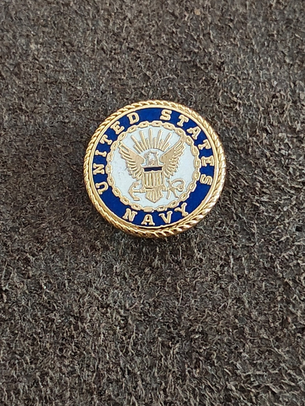 1980s Gold Tone United States Navy Seal Pin