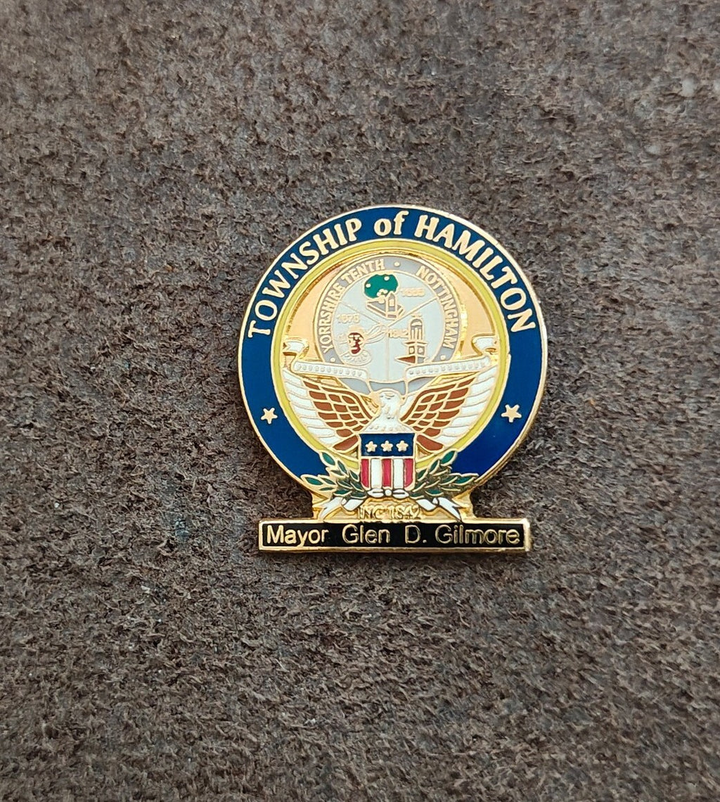 Commemorative Township Of Hamilton Gold Tone Pin