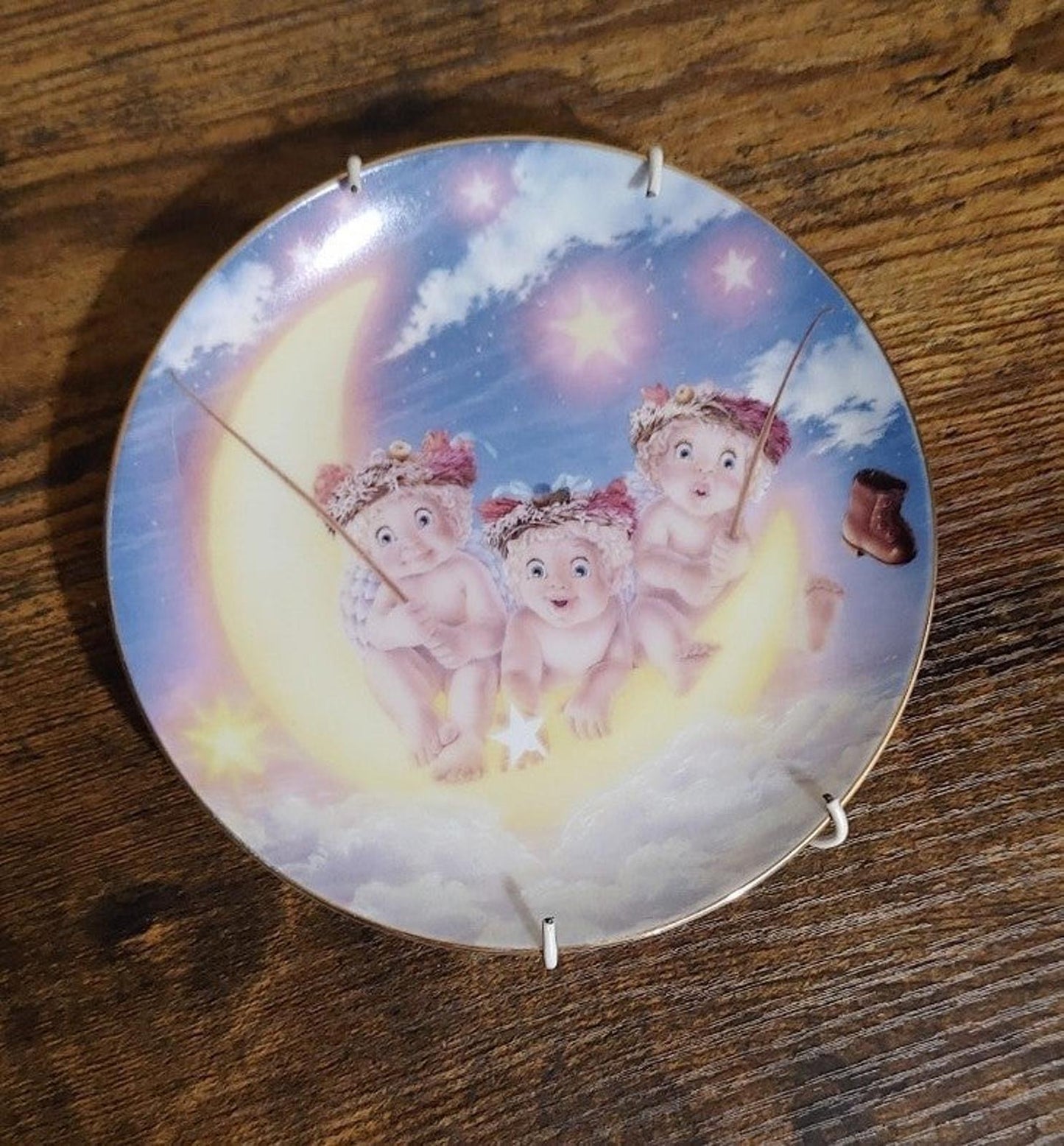Set Of 3- 1990's Hamilton Dreamsicles Plates