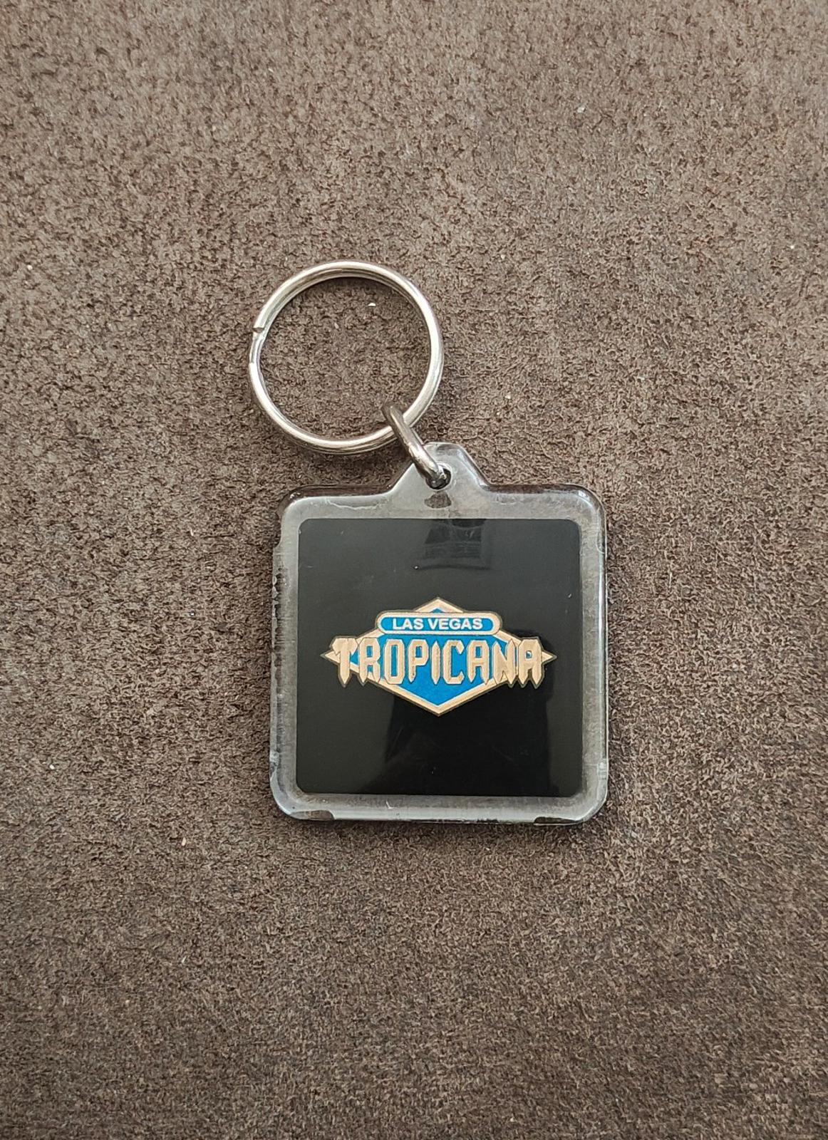 1990s Vintage Tropicana Hotel and Casino Las Vegas Keychain
