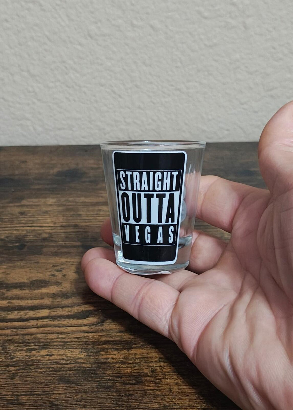 Straight Outta Vegas Shot Glass