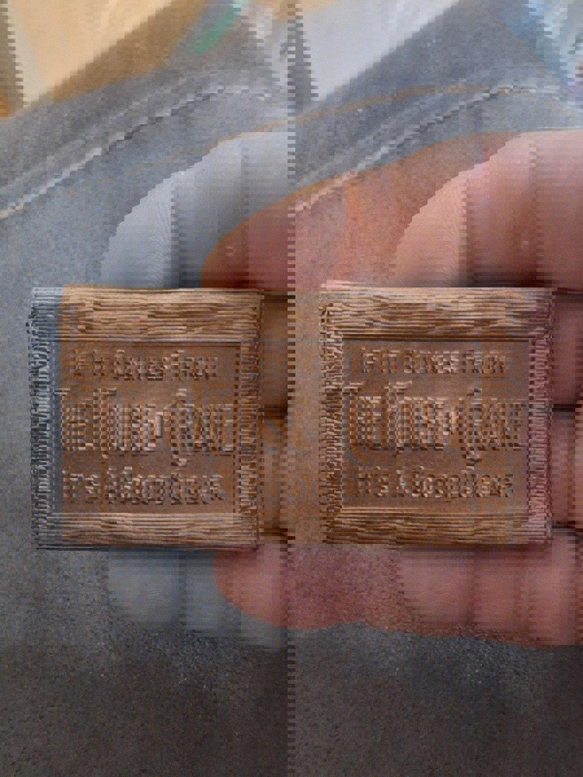 Cool Vintage Rare & HTF Early 1900s Leather House of Crane Cigar Leather Purse.