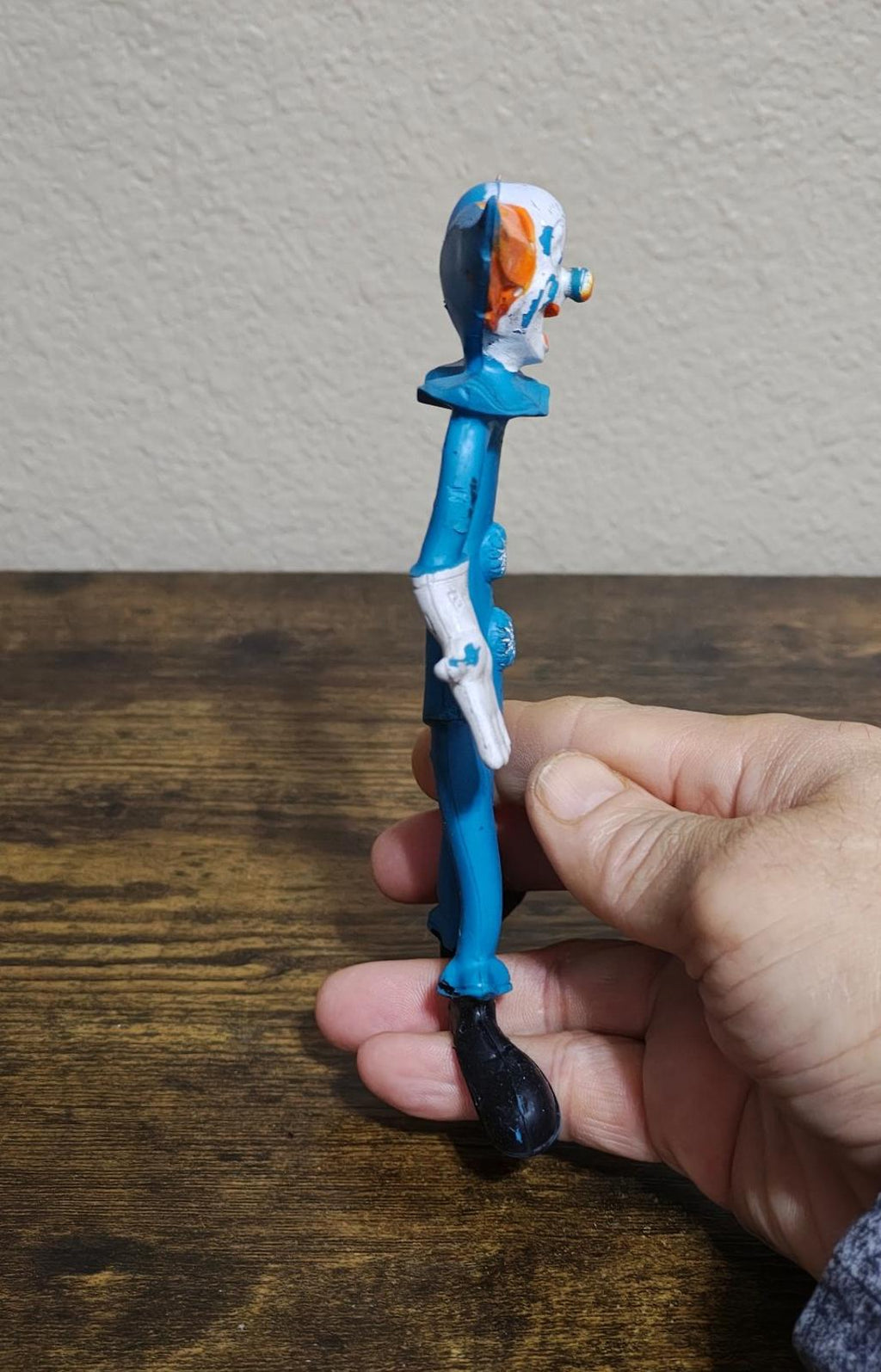 1960s Rare 6" Bozo The Clown Larry Harmon Bendy Rubber Figure