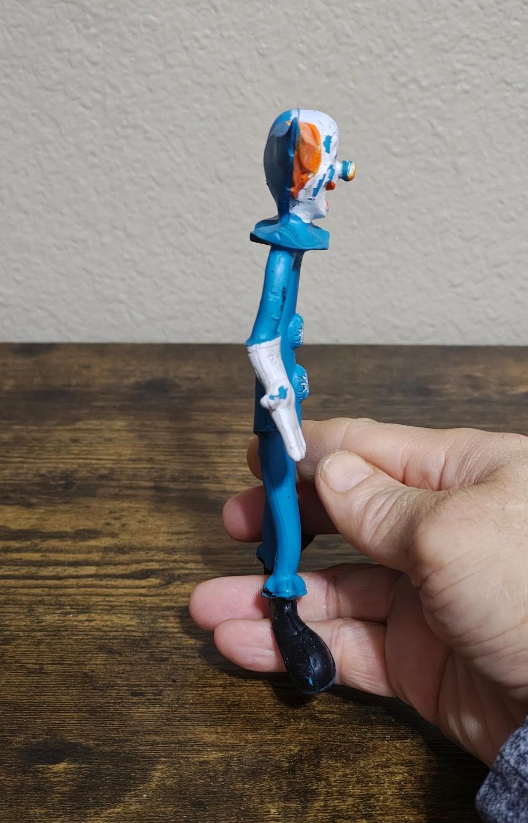 1960s Rare 6" Bozo The Clown Larry Harmon Bendy Rubber Figure