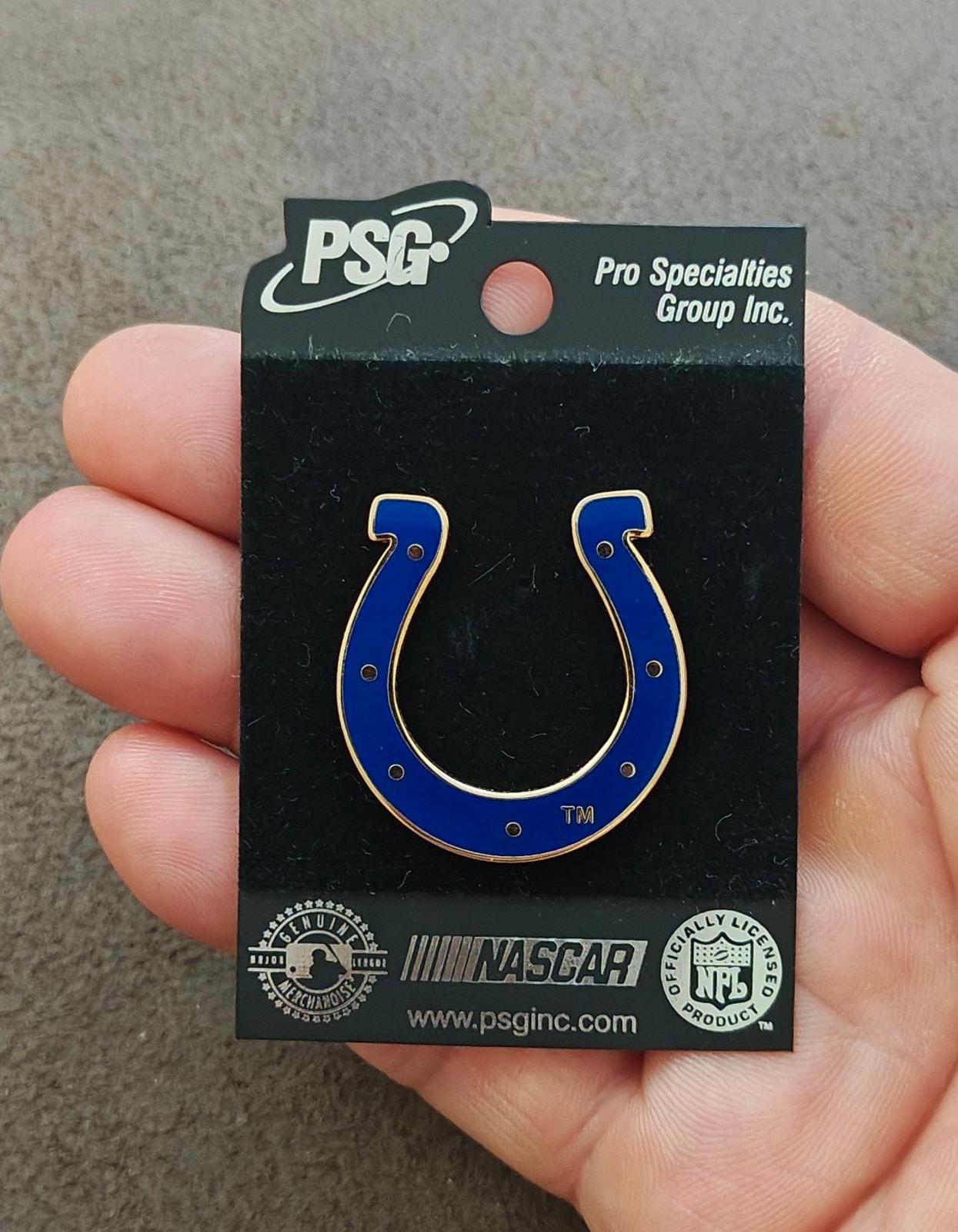 2001 Indianapolis Colts Gold Tone Enamel Pin New