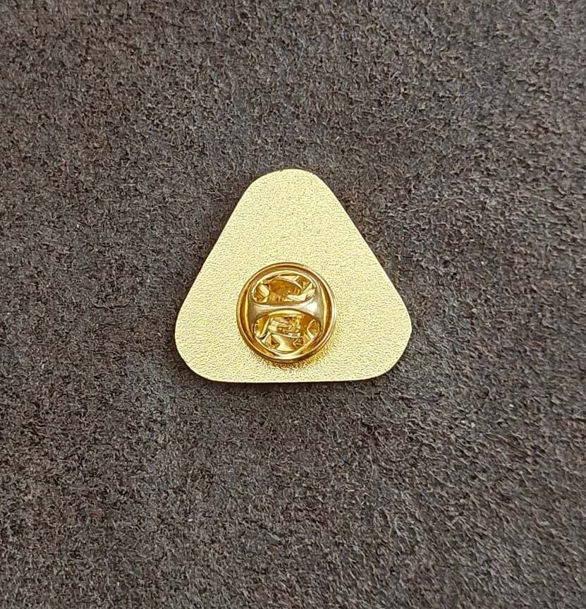 Dragon Ball & Pokemon Crossover Design Gold Tone Enamel Pin