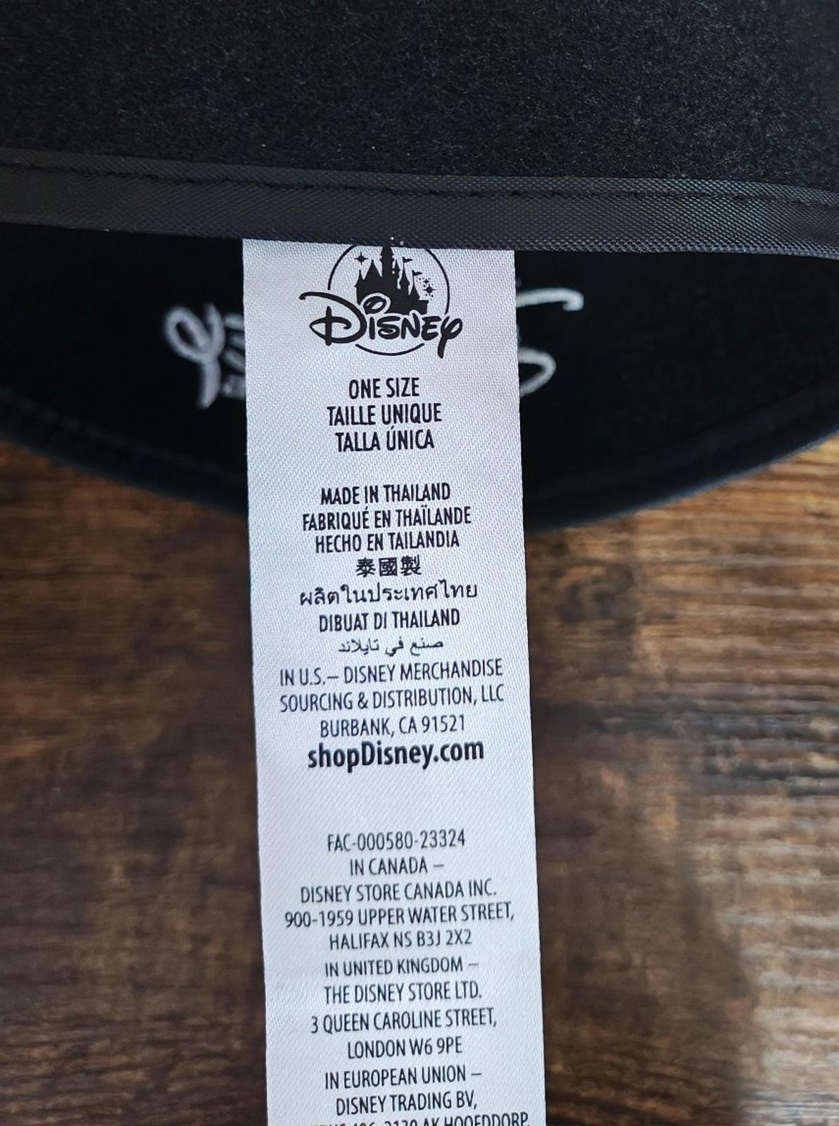 Cool Vintage 1990s Disney Institute Black & White Mickey Mouse Ear Hat.