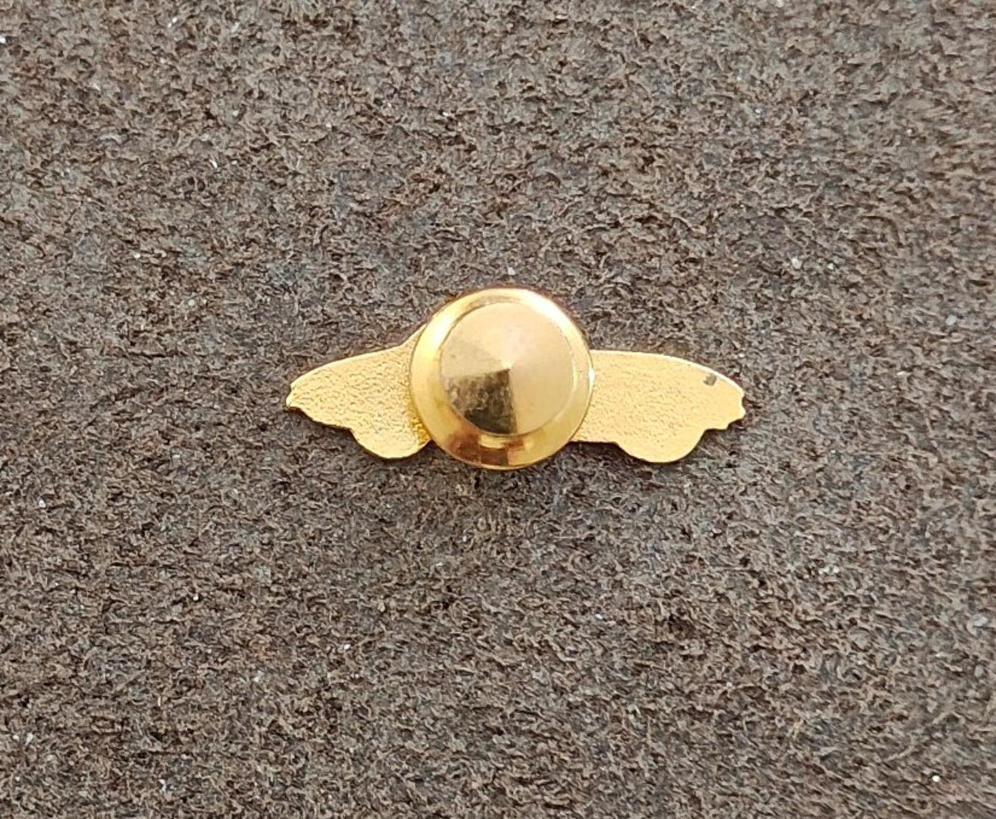 1980's Red Corvette Gold Tone Car Enamel Pin