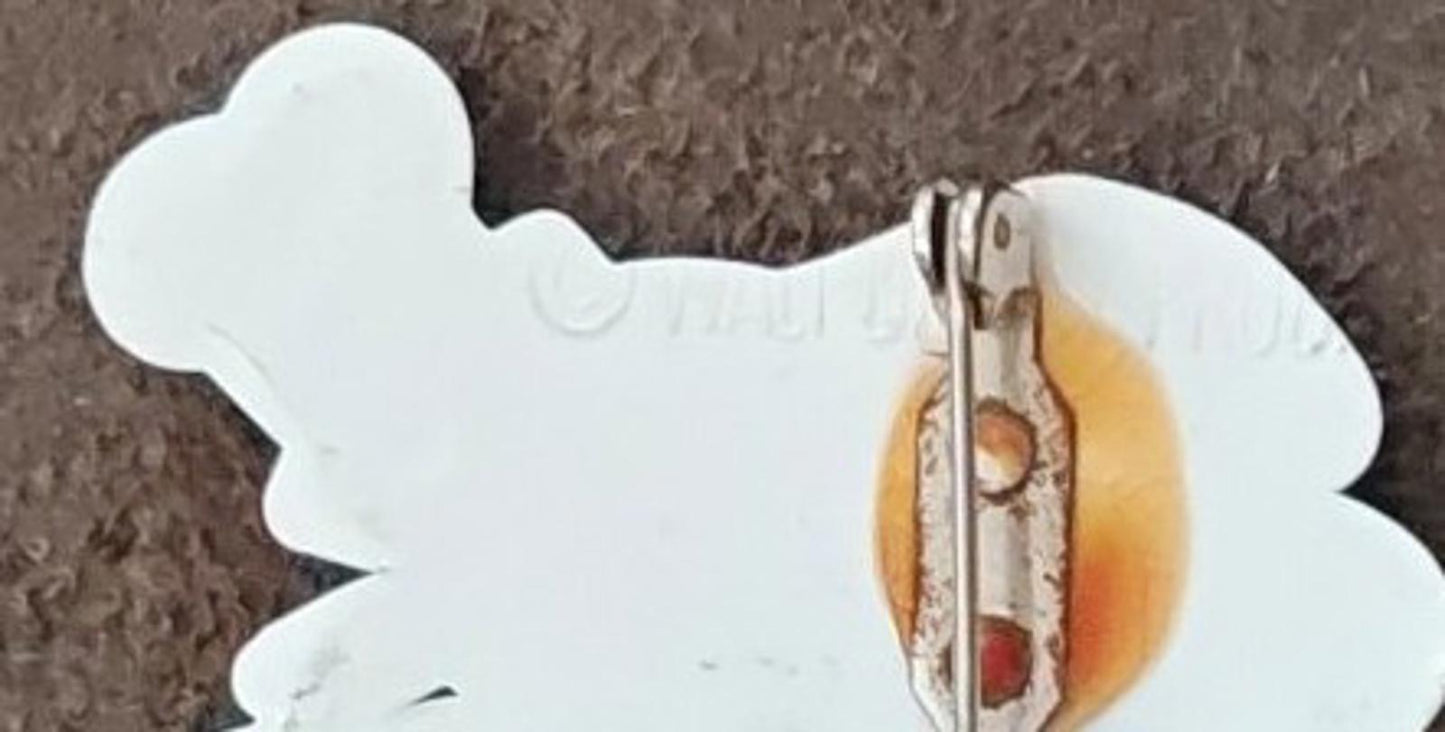 1970s/80s Rare Walt Disney Productions Goofy Plastic Pin