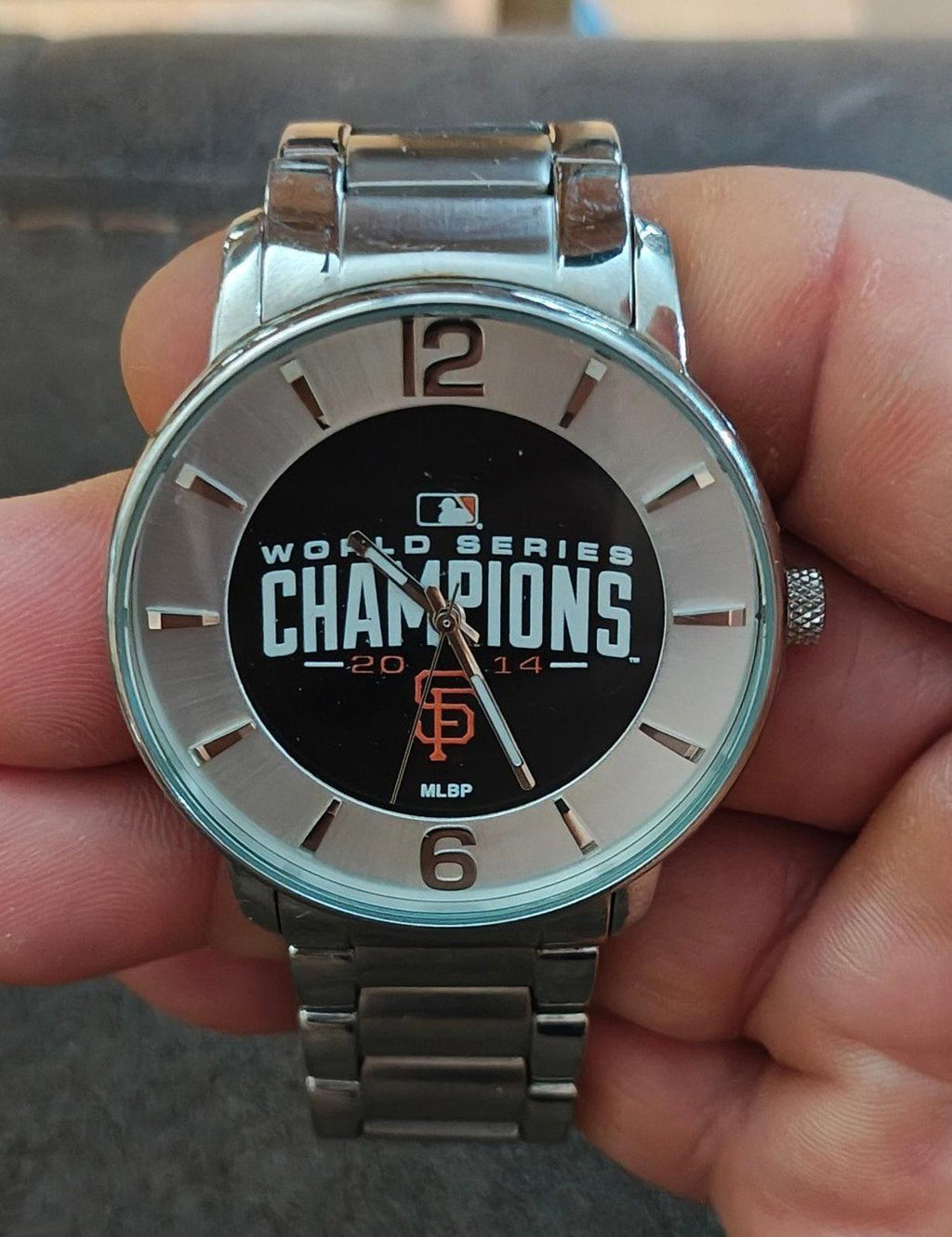 Rare Game Time San Francisco Giants 2014 World Series Champions Watch