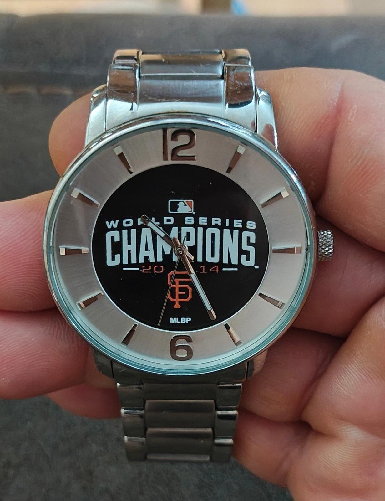 Rare Game Time San Francisco Giants 2014 World Series Champions Watch