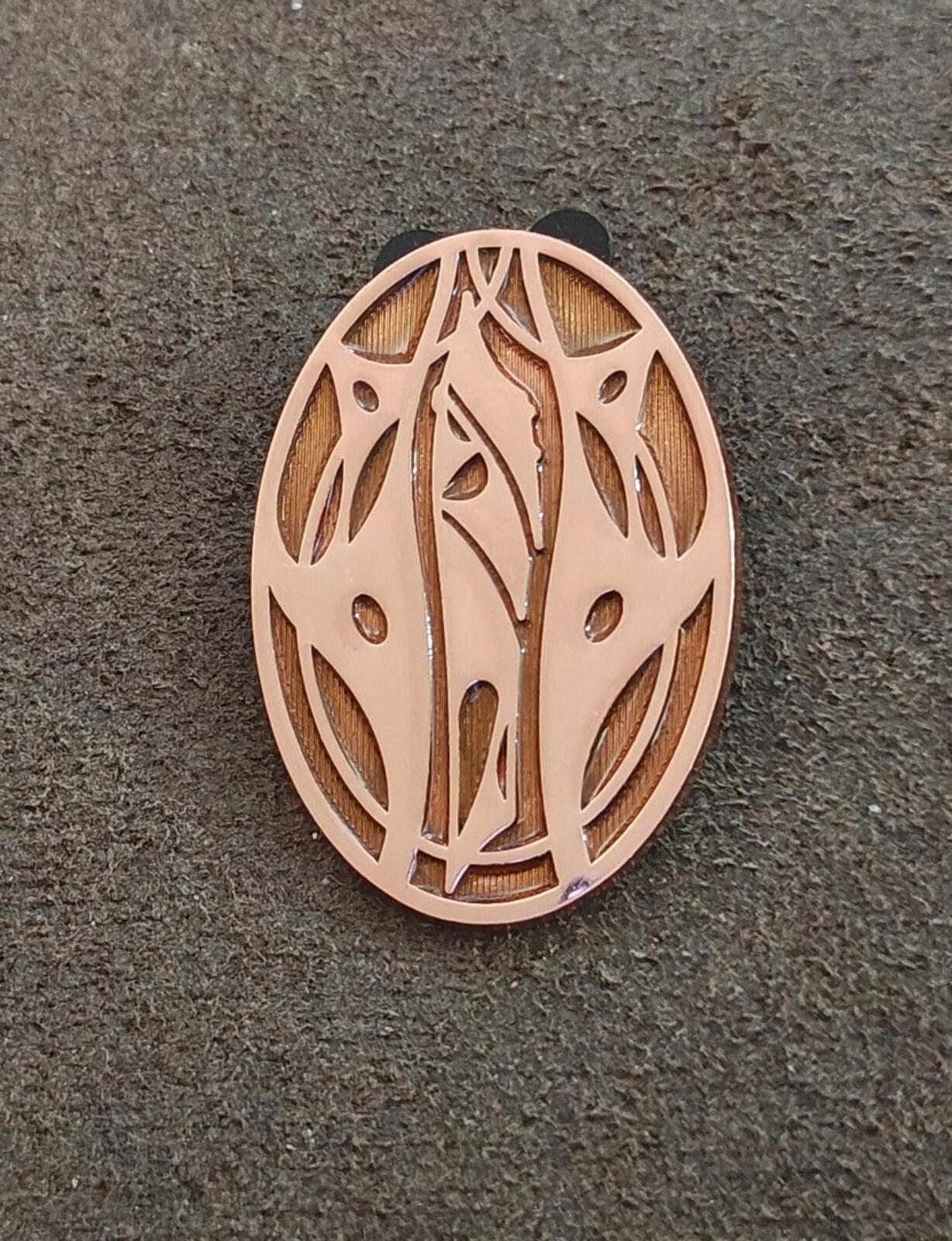 2019 Star Wars Galaxy's Edge Savi's Lightsaber Workshop Elemental Nature Pin
