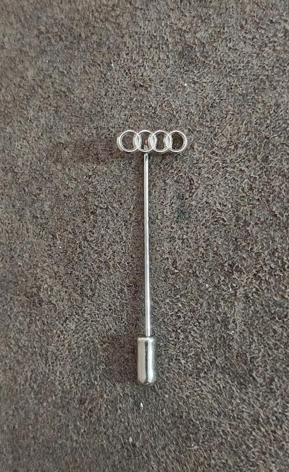 1980's Audi Silver Tone Stick Pin