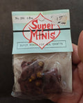 70s Dollhouse Miniatures Flocked Teddy Bear Mini Figures