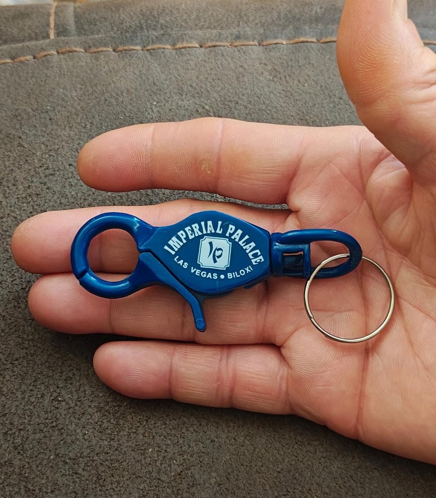 1990s Vintage Imperial Palace Las Vegas Biloxi Casinos Keychain