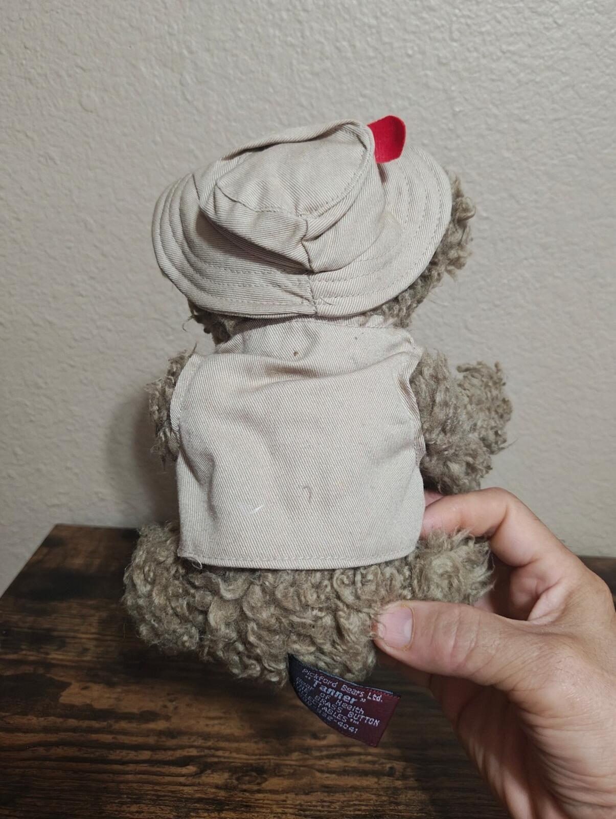 1997 Pickford Bears "Tanner" The Bear Of Health Brass Button Collectables Plush