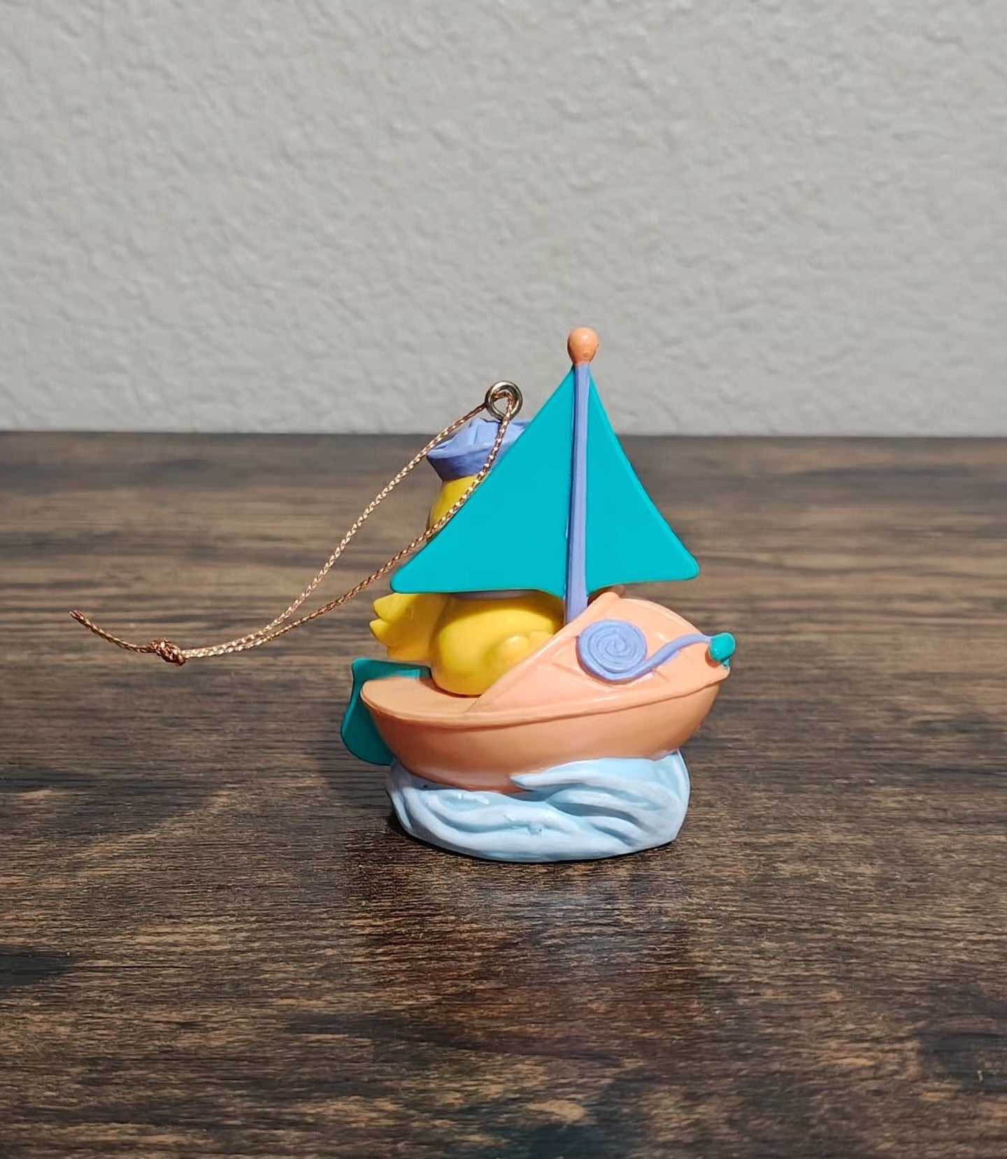 1980s Avon Gift Collection Easter  Eggspressions Sailboat Ornament