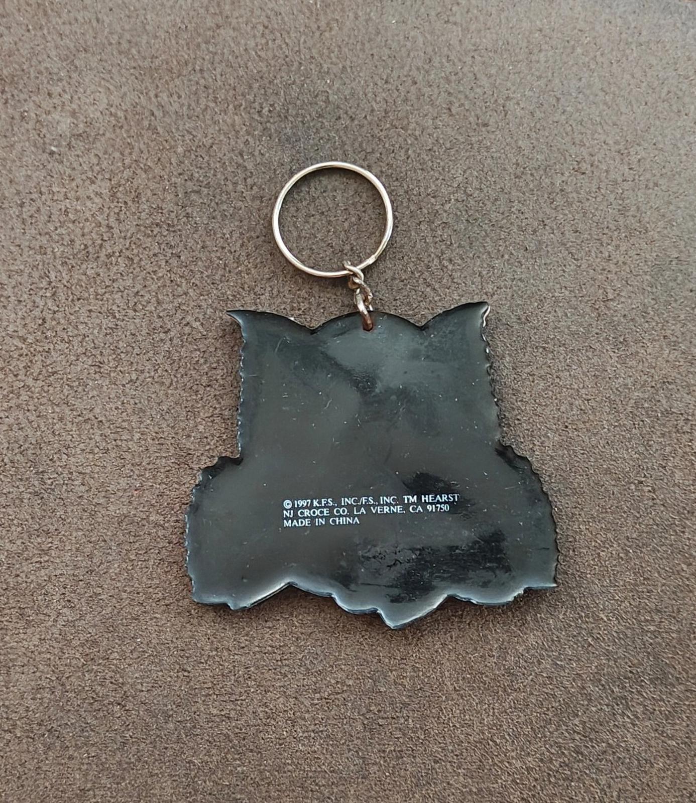 1997 Betty Boop With Butterfly Wings Rubber Keychain