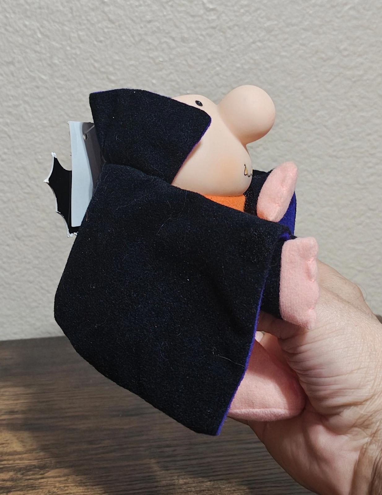 Vintage 1993 "I Love You" 6" Halloween Dracula Ziggy Plush