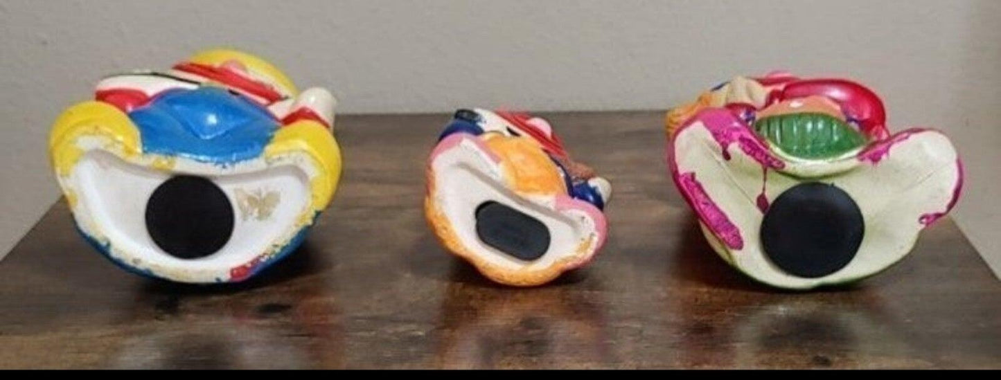 1960’s/70’s Vintage Clown Coin Bank Bundle