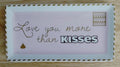 Fitz and Floyds Hershey's Love you more than KISSES Plate