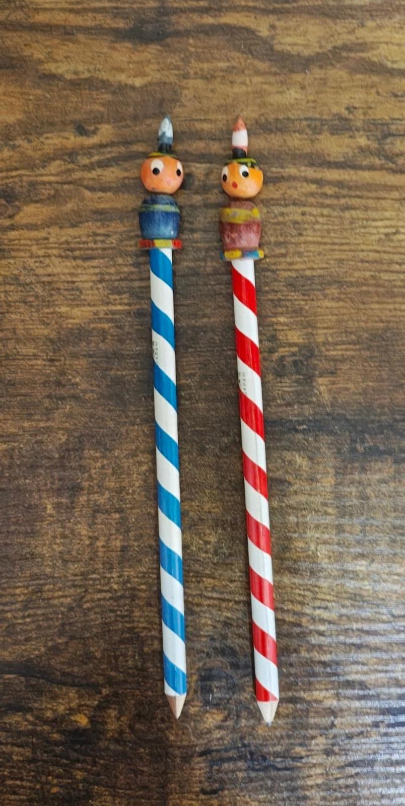 60s Indian Top Pencil From Fort Lincoln State Park Mandan North Dakota