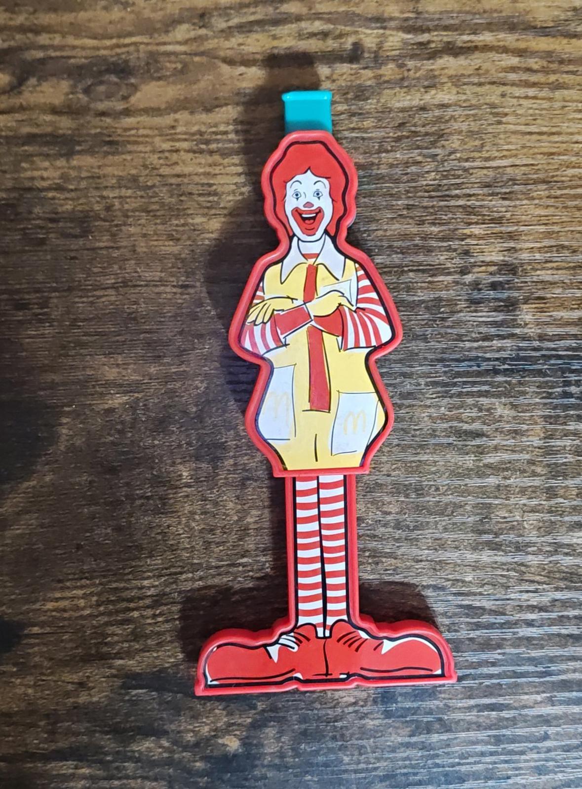 1996 Ronald McDonald Happy Meal Slide Whistle