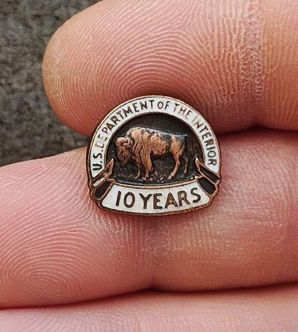 1960s/70s U.S. Department of The Interior 10-Year Service Pin