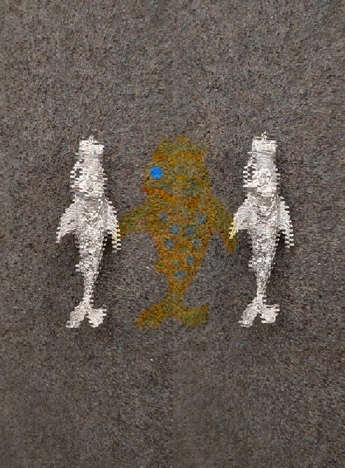 1960's Charlie the Tuna StarKist Mascot Collectible Advertising Pin