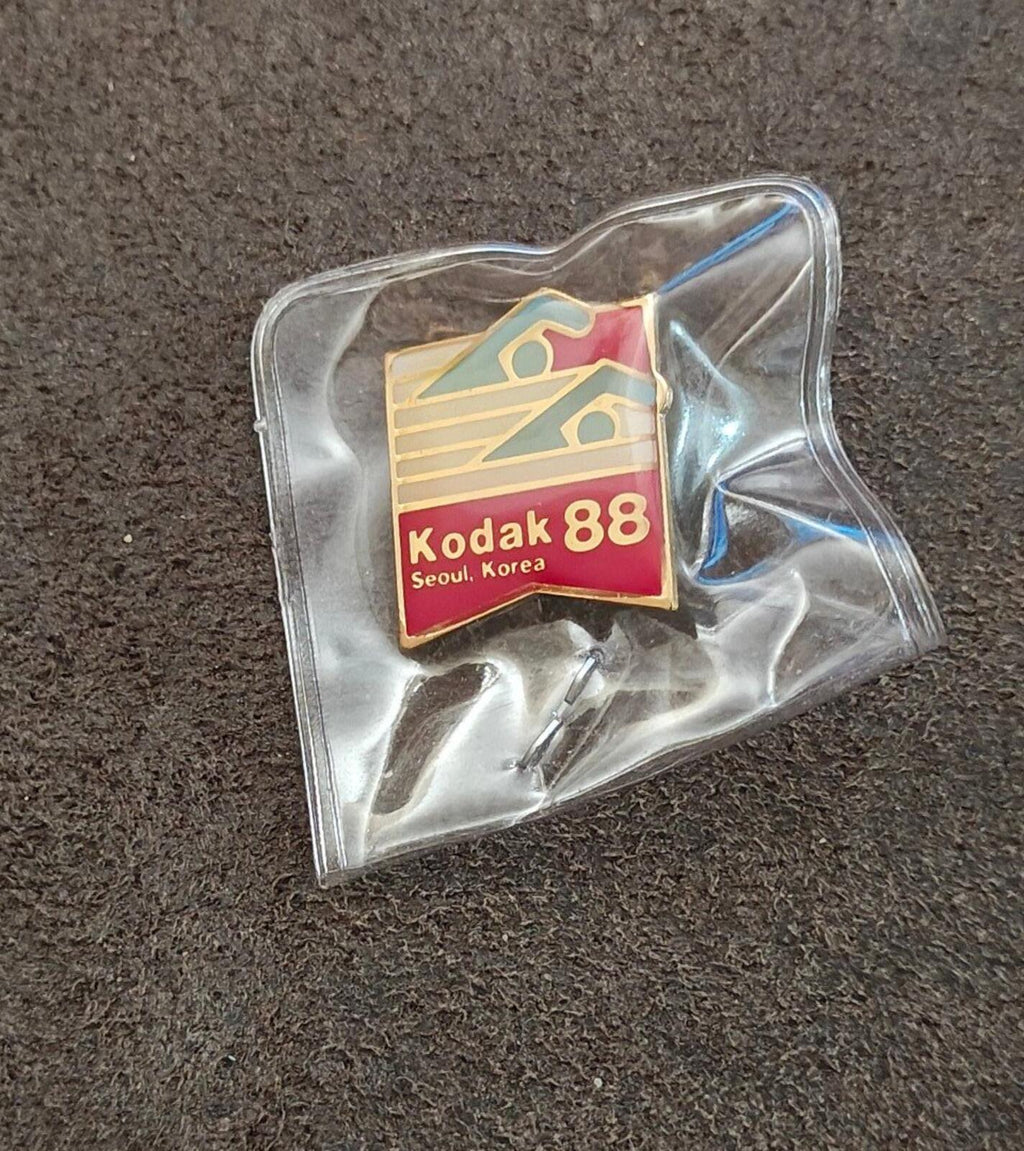 Kodak 1988 Seoul Summer Olympics Gold Tone  Enamel Pin