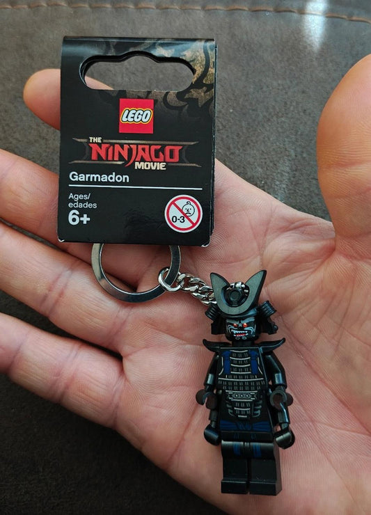 Rare Retired Lego Garmadon Ninjago Movie 853757 Minifigure Keychain/Keyring New