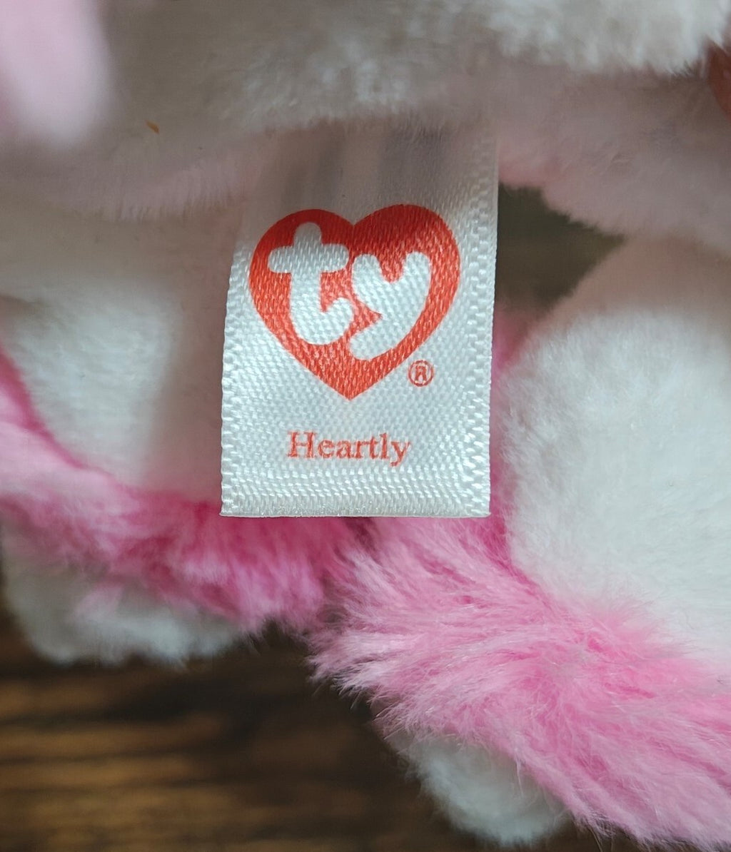 Ty Beanie Bellies Heartly the Pink Poodle Valentine’s Day Edition Soft  Plush