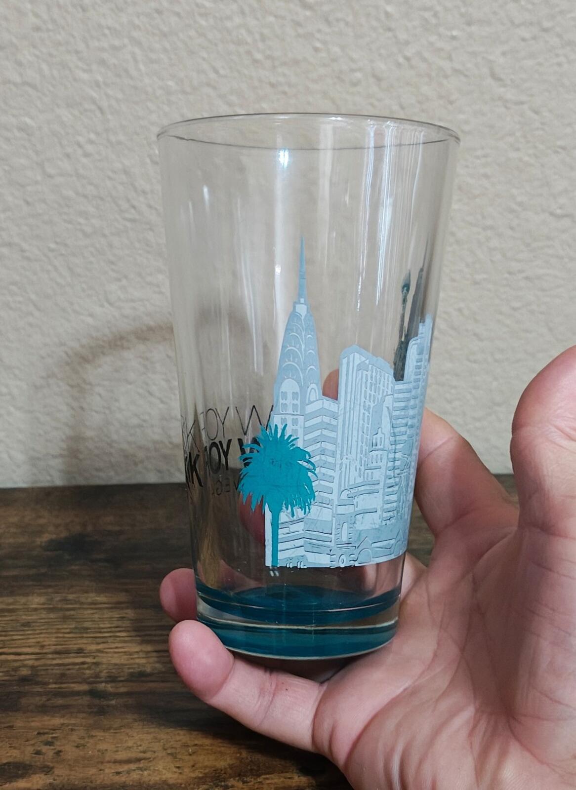 1990s New York-New York Las Vegas Casino Pint Glass/Beer Glass