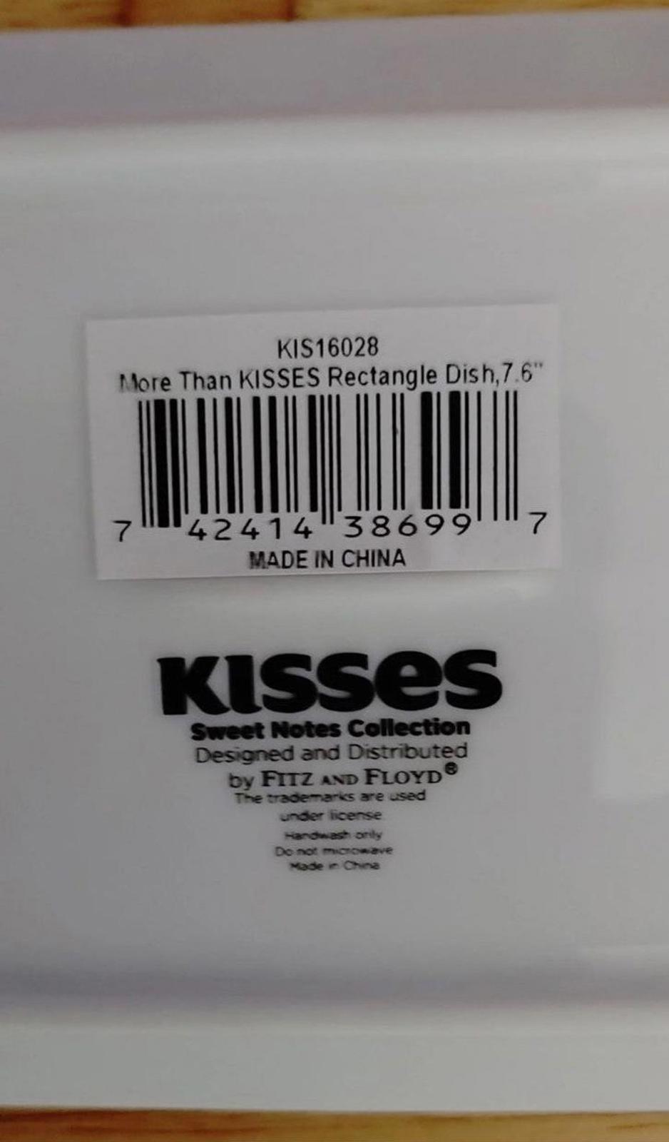 Fitz and Floyds Hershey's Love you more than KISSES Plate