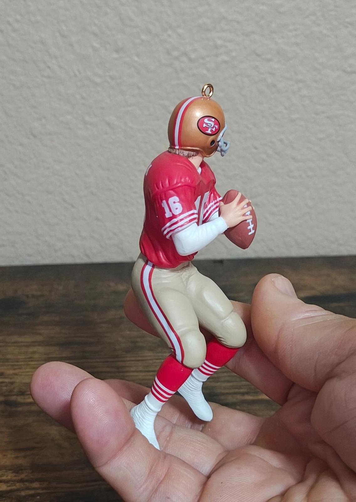 1995 Hallmark Keepsake Joe Montana Football Legends Ornament
